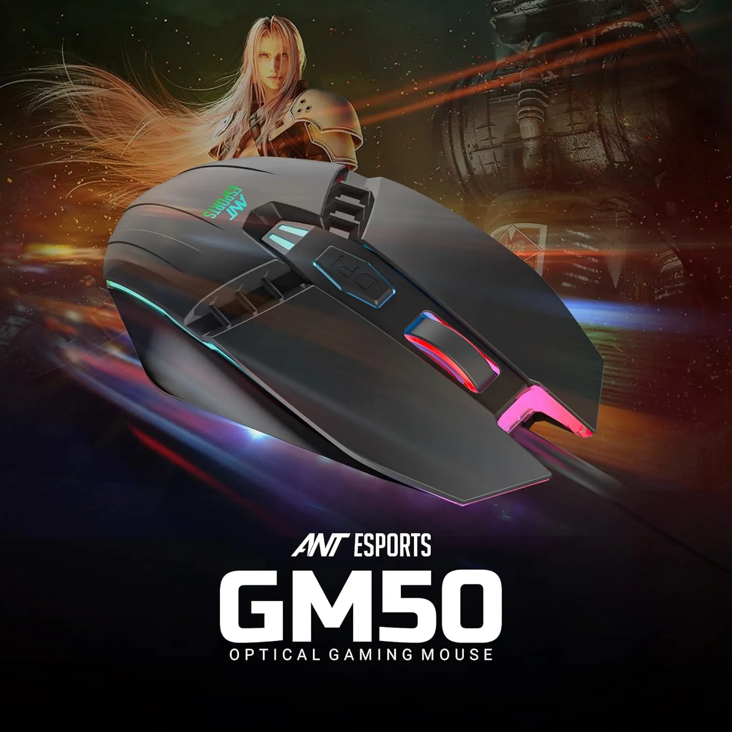 Ant Esports USB Gaming Mouse RGB GM50 view 6